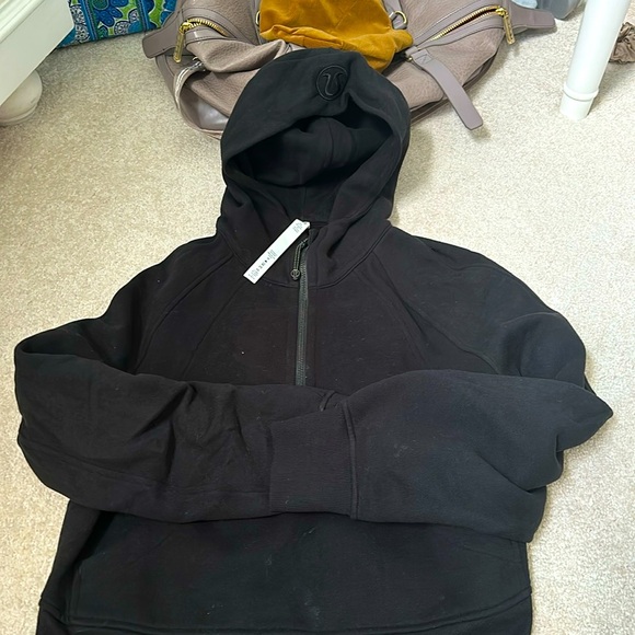 lululemon athletica Tops - Lululemon half-zip scuba hoodie size xs/s